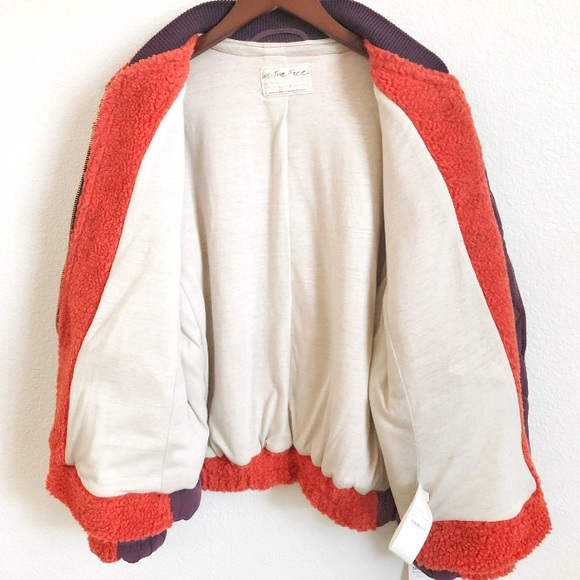Free People Rivington Sherpa Bomber Jacket